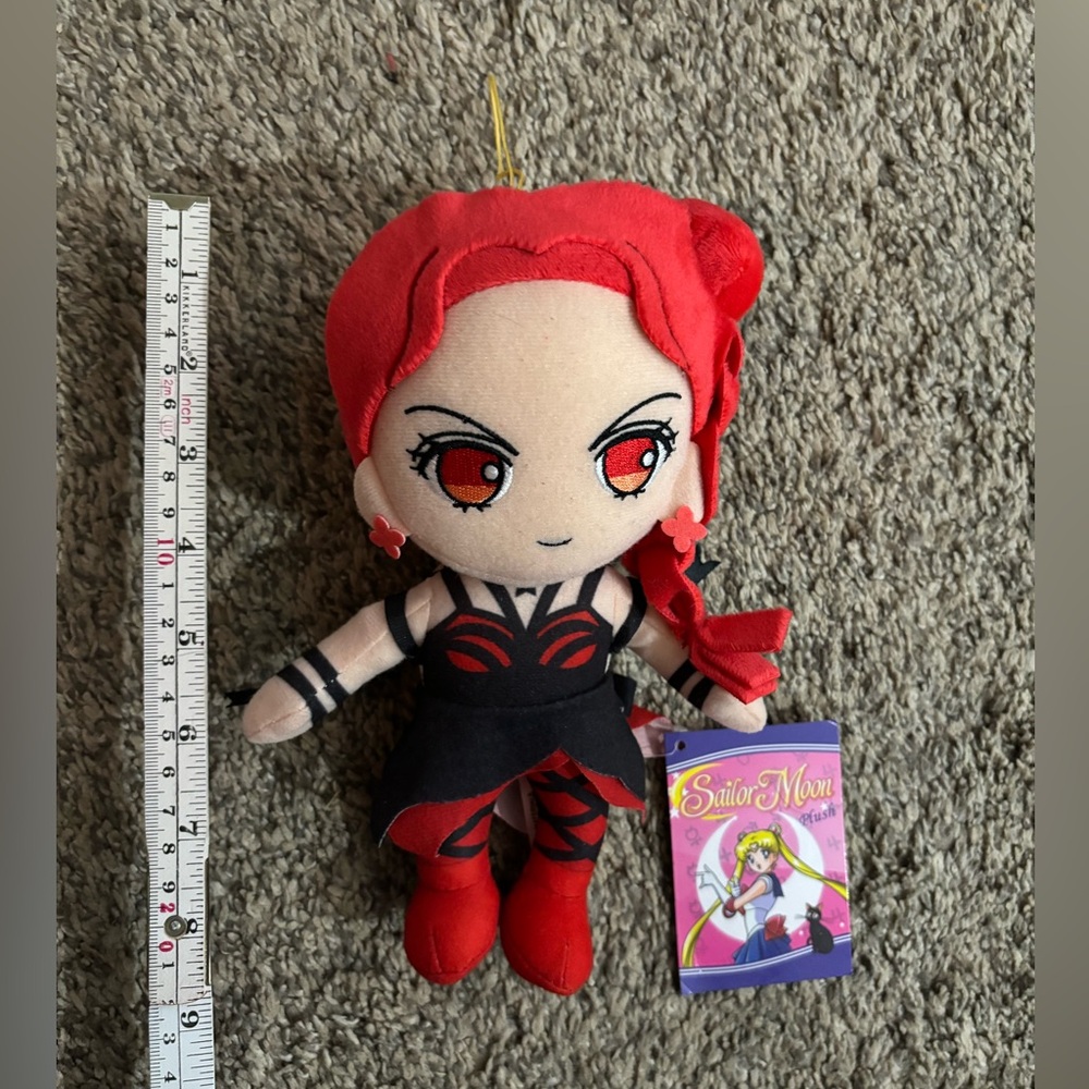 Sailor Moon Pitlol 8” Plush. Great condition with tags.